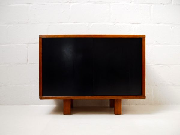 Teak sideboard with formica sliding doors - Image 2