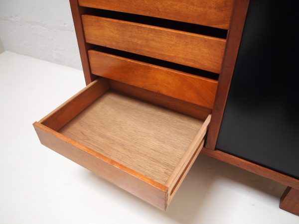 Teak sideboard with formica sliding doors - Image 9