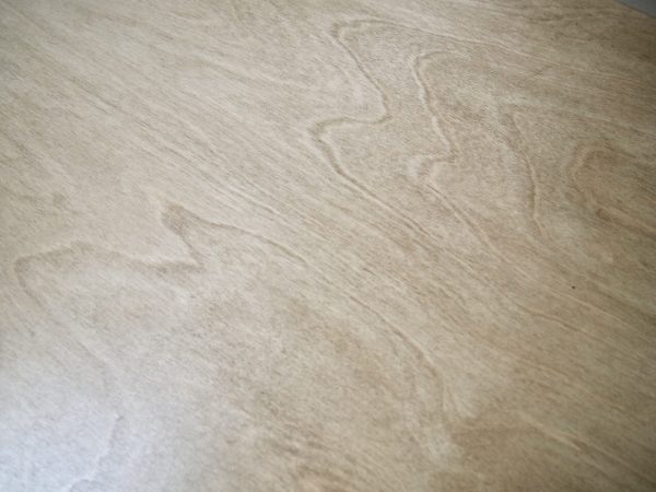 Beech ply dining table on steel box pin legs - Image 5