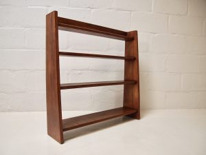 Solid rosewood free standing bookcase