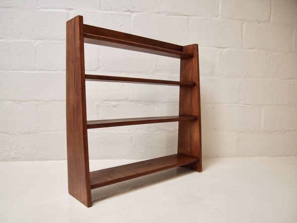 Solid rosewood free standing bookcase