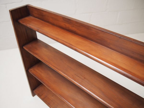 Solid rosewood free standing bookcase - Image 4