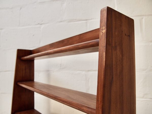 Solid rosewood free standing bookcase - Image 7